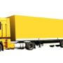 משאית הובלה צהובה